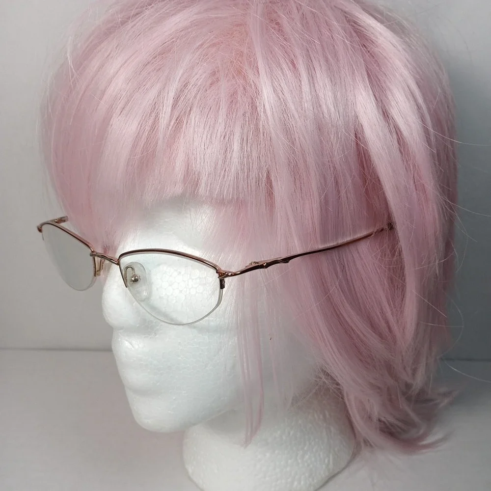 Joan Collins 9635 GBR 50-18-140 Gold/Brown Metal Half Rim Eyeglasses FRAME